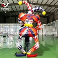 Ballon Gonflable Coloré Clown Carnaval Durable pour Décoration de Fête, Amélioration de l'Ambiance et Affichage Promotionnel
