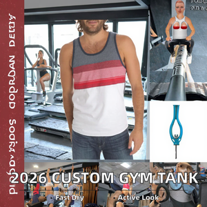 Nueva Camiseta Deportiva Transpirable Personalizada de Moda 2026 para Hombre, Ropa Deportiva para Fitness y Musculación, Talla Grande, Tejido Sólido 100% - Product Image 2