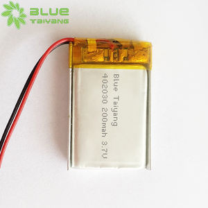 Синий Taiyang 402030 батареи 3,7 v 0.74wh 200 мАч батарея умных часов - Product Image 2