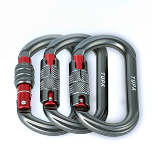 Tupa Aluminum Alloy Carabiner 30 Degree Opening Automatic <b>Lock</b> For Mountaineering Rock Climbing High Altitude Use - Product Image 2