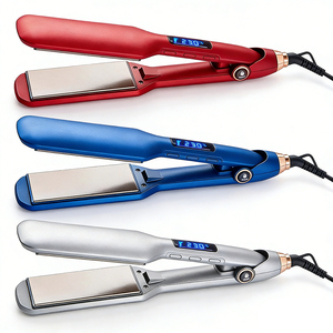 Lisseur ionique numérique en céramique de haute qualité avec arrêt automatique et température réglable pour cheveux raides PLATES PROFESSIONAL GLIDE S - Product Image 5
