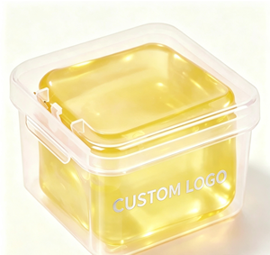 Jouet anti-stress souple et transparent en forme de sucre de malt à récupération lente, personnalisable, pour l'amusement des enfants - Product Image 1