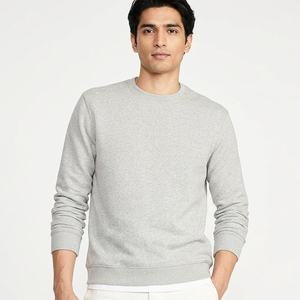 Latest Product Sweat Shirt With Crew Neck 2024 Hot Design OEM Custom Made Men's Cotton Plain <b>Red</b> Men Sweatshirts Made Pakistan - Product Image 1