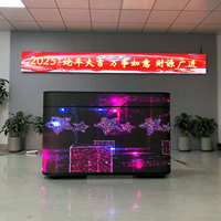 Affichage à LED de table de barre de cabine de DJ de haute résolution pour les fêtes de boîtes de nuit de festivals de musique électronique avec des écrans convexes Full HD