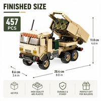 Wange 3511 M142 HIMARS MOC Modèle d'équipement, Ensemble de blocs de construction éducatifs à assembler pour enfants, Jouet décoratif pour garçons, Vente en gros Juguetes