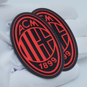 CUSTOM Soft Silicone Tag Stamp ing Labels Großhandel Wärme übertragung Tpu Patches mit benutzer definierten Golden <span class=keywords><strong>Metallic</strong></span> geprägten Logo - Product Image 5