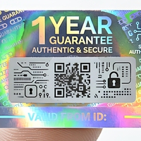 Étiquettes holographiques personnalisées à gratter, autocollants de garantie de sécurité, ronds, anti-contrefaçon, imprimés en rouleau