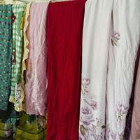 BS01Cheap Thrift Ukay Ukay Textile de maison Draps de lit usagés en coton en balles, assortis de housses de couette, en lot, vente en gros