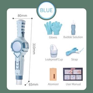 Pistolet à bulles de savon automatique en plastique, jouet, machine à bulles, artisanat nocturne, lumière LED scintillante, <span class=keywords><strong>épée</strong></span> à fumée pour enfants - Product Image 6