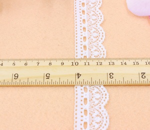 حافة مزخرفة من الدانتيل والنايلون والدانتيل الفرنسي 3 ، لتزيين الملابس - Product Image 5