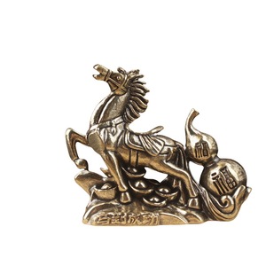 Adorno de caballo de latón, figura de la fortuna, decoración de mesa, regalo de inauguración de casa, 1 unidad - Product Image 5