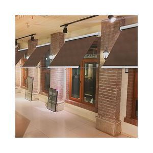 Toldos retráctiles motorizados impermeables para exteriores de lujo moderno, gran oferta, jardín, balcón, Control remoto, casete completo Acrílico - Product Image 1