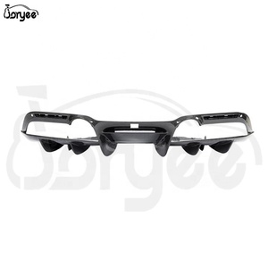 Joryee Kit de carrosserie de spoiler de diffuseur de pare-chocs arrière en fibre de carbone pour la Ferrari <span class=keywords><strong>F8</strong></span> Tributo <span class=keywords><strong>Spider</strong></span> 2020-2022 Accessoire de réglage - Product Image 2