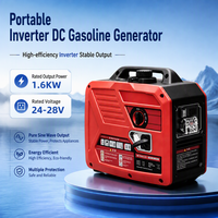 1600W 24V DC Benzin-Generator 1800W Spitzenleistung LKW-Standgenerator mit Auto-Start-Stopp-Funktion
