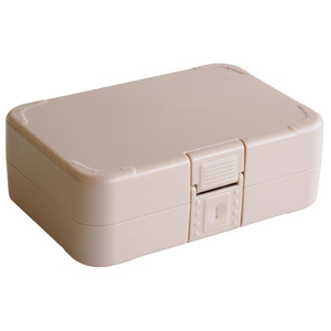 Plastic <b>Lunch</b> <b>Box</b> Rectangle Single Layer Flip Top Microwaveable Food Container - Product Image 1