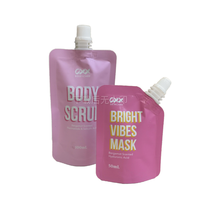 Emballage en feuille d'aluminium personnalisé recharge liquide jus de fruits pochettes en plastique avec bec verseur sacs pour boissons