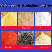 Machine de traitement multifonctionnelle pour le broyage de blé, maïs, farine, riz (sec et humide) et le concassage de piment en poudre, 2,2 kW
