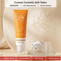 Tube souple multifonctionnel personnalisé de 40 ml de haute qualité avec tête de massage en alliage de zinc pour les soins du corps, des cheveux et de la peau
