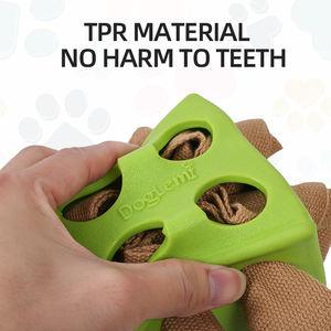 Giocattolo interattivo intelligente per cani da compagnia per alimenti TPR Puzzle Feeder materiale di peluche 5cm Dispenser per animali domestici gioco di arricchimento per cani <span class=keywords><strong>gatti</strong></span> - Product Image 4