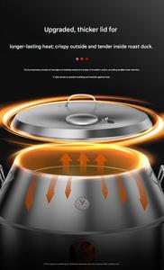<span class=keywords><strong>Horno</strong></span> para Asar Patos, a Carbón y Gas, Totalmente Automático, Ahorro de Energía, Acero Inoxidable de Grado Alimenticio, Uso Comercial, para Barbacoa en Interiores y Exteriores - Product Image 3