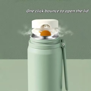 600ML Stainless Steel Thermal Water Bottle Keep Cold and Hot Thermo Cafe Coffee Mug Leakproof Travel <strong>Thermos</strong> Bottle for <strong>Tea</strong> - Product Image 5