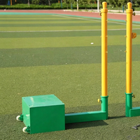 Équipement sportif : Poteau de badminton réglable et portable avec base en fonte – Modèle standard