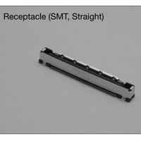 Connecteur KEL TMC01-51S-B SÉRIE TMC, pas de 0,5 mm, en plastique/cuivre, pour câble micro coaxial