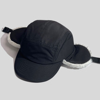 Gorro de Invierno con Orejeras, Resistente al Viento y al Agua, Estilo Aviador, con Visera Curva, para Esquí y Montaña