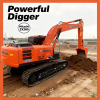 Excavadora Usada HITACHI 200 a Bajo Precio / Excavadora de Segunda Mano 200-5g 3g 210 220 240 300 en Buen Estado, Maquinaria de Construcción en Oferta