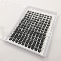 Bricolage cils cluster cils vente en gros Kit de cils cluster individuel scellant et Bond Kit de cils grappes de cils