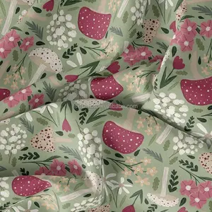 Çok renkli çiçek tasarımcısı tek örme viskon elbise kumaş pamuk Poplin çiçek baskılı Rayon pamuk kumaş