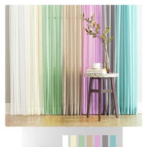 Baratas blanco cortina Lino velo tela de la cortina de Voile cortinas para la habitación - Product Image 1