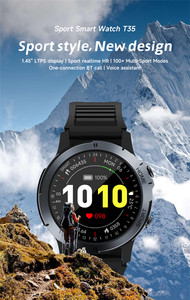 T35 Orologio Sportivo Compatibile con iOS e Android, Smartwatch con Connessione Unica, Chiamate BT, Assistente Vocale, Monitoraggio Salute e Fitness - Product Image 2