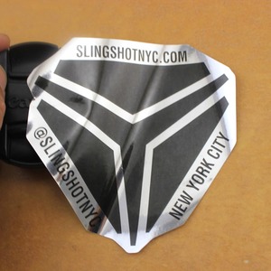 Tùy chỉnh tự dính Nhôm bạc lá Sticker địa chỉ sticker, tùy chỉnh tự dính gửi thư Sticker - Product Image 6