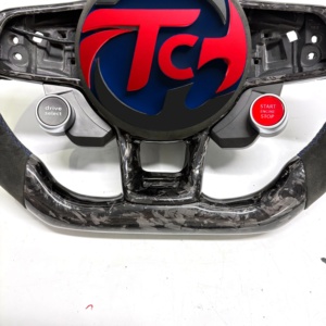 พวงมาลัย VW GTI แบบเปลี่ยนตรงรุ่น สำหรับ Golf MK7 Sagitar Sportsvan Teramont <span class=keywords><strong>Scirocco</strong></span> B8 คาร์บอนฟอร์จ - Product Image 5