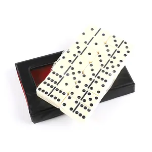 Fashion Promotion Geschenk Trink spiel Doppel sechs Domino in PVC Box Verpackung