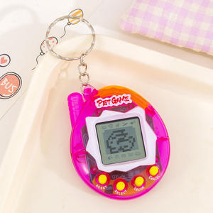 Jeu électronique portable rétro classique en forme d'œuf, porte-clés, jouets électroniques, logo personnalisé pour cadeaux d'enfants, articles promotionnels - Product Image 6