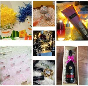 100g/Sac Papier Crêpe Décoratif Coloré Effet Froissé, Papier Déchiqueté pour Remplissage de Boîtes Cadeaux et Cosmétiques, Paniers - Product Image 5