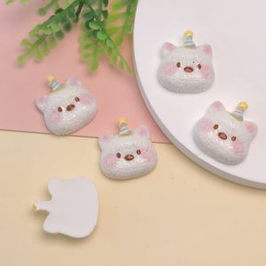 कार्टून प्यारे कुत्ते जानवर cabchons कृत्रिम पालतू कुत्ते के लिए चापलूसी अलंकरण अलंकरण अलंकरण अलंकरण - Product Image 5