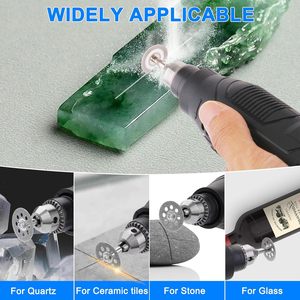 JOWIN 20 PCS Disques de coupe <span class=keywords><strong>diamant</strong></span>és professionnels 545, kit de roues pour outils rotatifs <span class=keywords><strong>Dremel</strong></span> |   Lames de 22 mm (épaisseur 0,6 mm) revêtues de CrN +4 - Product Image 5