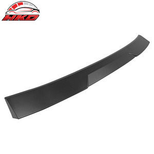 Convient pour Honda Accord 2018-2022, becquet de toit style V, non peint, noir - Product Image 3