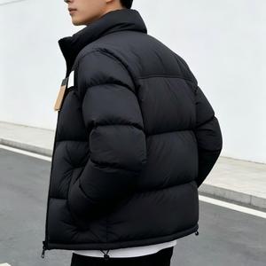 Parka Original <span class=keywords><strong>North</strong></span> Puffer 700 para Hombre, con Capucha, Casual, Cálida, de Algodón, <span class=keywords><strong>Forro</strong></span> <span class=keywords><strong>Polar</strong></span> Grueso, Cierre Frontal con Cremallera, para Invierno - Product Image 4