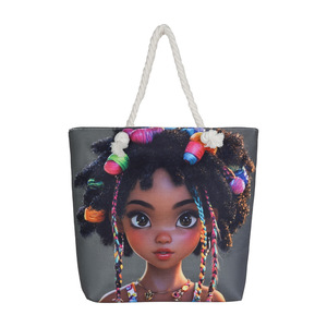 Grand <span class=keywords><strong>Sac</strong></span> Fourre-Tout Tropicale Grande Capacité pour Femmes, <span class=keywords><strong>Sac</strong></span> <span class=keywords><strong>à</strong></span> <span class=keywords><strong>Main</strong></span> d'Été Tendance, <span class=keywords><strong>Sac</strong></span> de Plage en Toile Réutilisable avec Fermeture Éclair - Product Image 6