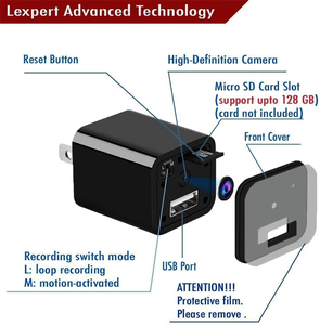<b>USB</b> Charger Camera 1080P CMOS Sensor 2MP No WiFi - Product Image 4