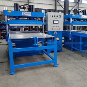 Machine de presse de carreaux de sol <span class=keywords><strong>Prix</strong></span> d'usine Caoutchouc pour bateaux Gym Piste de course Soudage Fourni PLC Automatique Requis 3 ans 5.5 - Product Image 3