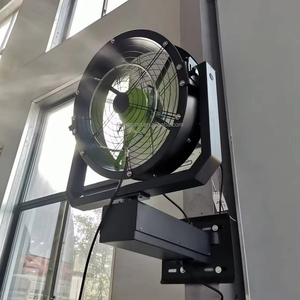 Ventilateur brumisateur mural 220V IP65, robuste, pour usage industriel extérieur, pulvérisateur d'eau, dispositif de ventilation à haut débit d'air - Product Image 1