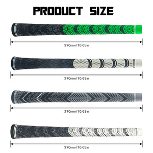 Классические ручки для гольфа среднего размера, OEM, Нескользящие, хлопчатобумажные, резиновые, для клюшек, с логотипом, модель деревянного железа - Product Image 6