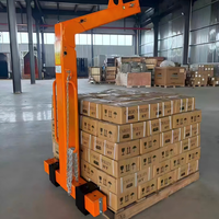 Chariot élévateur semi-électrique autoportant de 500 kg pour le chargement de marchandises en camionnette