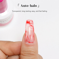 Vinimay 15ml 6 in 1 Gel Multifungsi Digunakan Sebagai Base Coat Top Coat Penguat Gel Konstruksi Stick Nail Tips Blooming Gel untuk Kuku