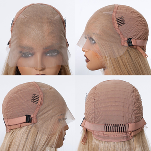 Peluca Bob de Encaje Frontal con Base de Seda 13x6 Future Fiber, Gris Plateado, Alta Calidad, 150% de Densidad, Resistente al Calor, Cabello Corto Liso y Suave - Product Image 6